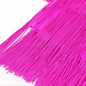 LILLI FRINGE PINK SKIRT